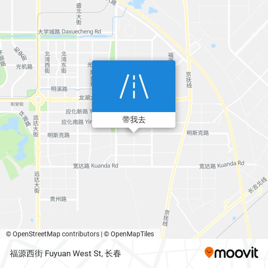 福源西街 Fuyuan West St地图