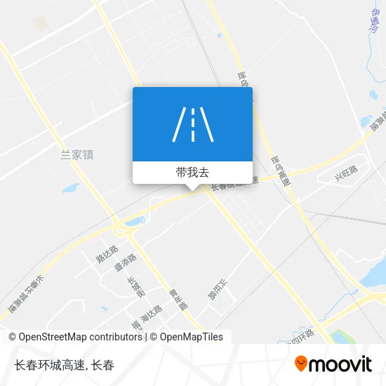 长春环城高速地图