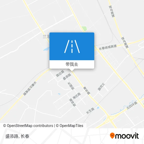 盛添路地图