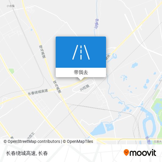 长春绕城高速地图