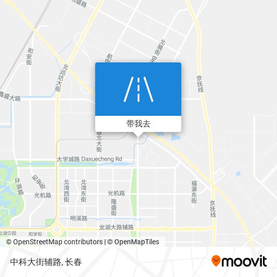 中科大街辅路地图