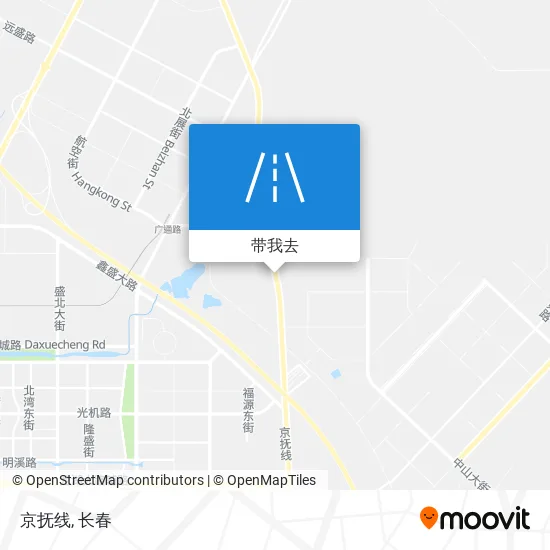京抚线地图