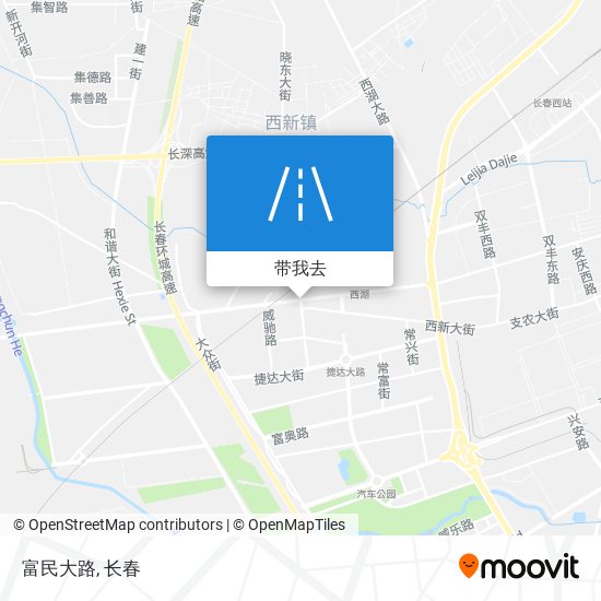 富民大路地图