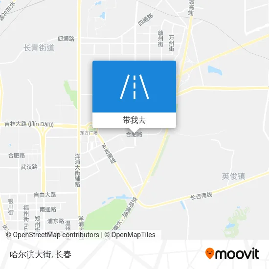 哈尔滨大街地图