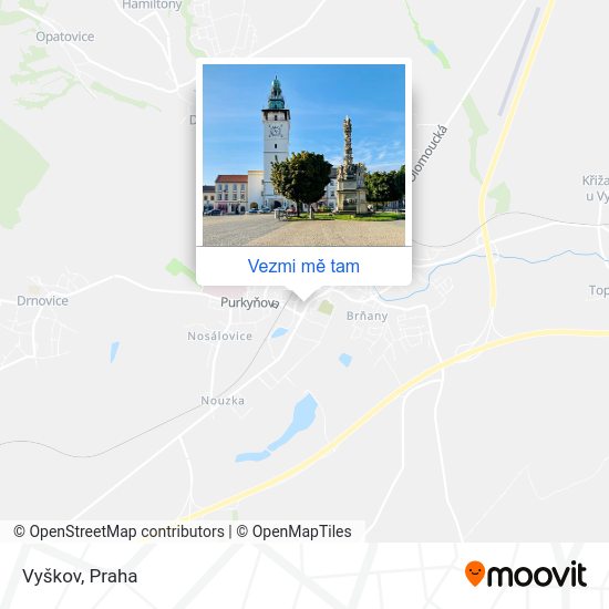 Vyškov mapa