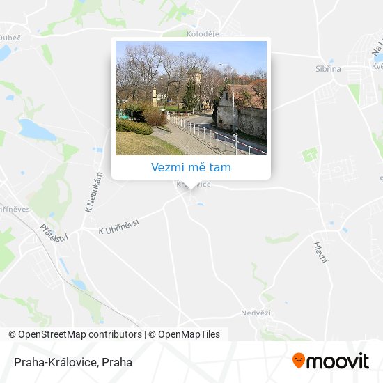 Praha-Královice mapa