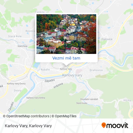 Karlovy Vary mapa