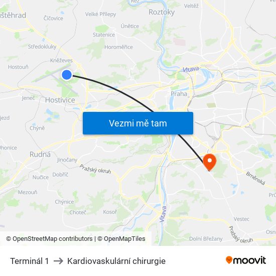 Terminál 1 to Kardiovaskulární chirurgie map