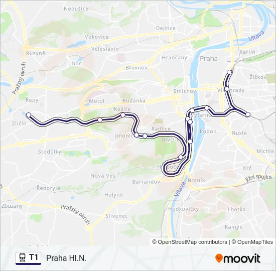 T1  Line Map