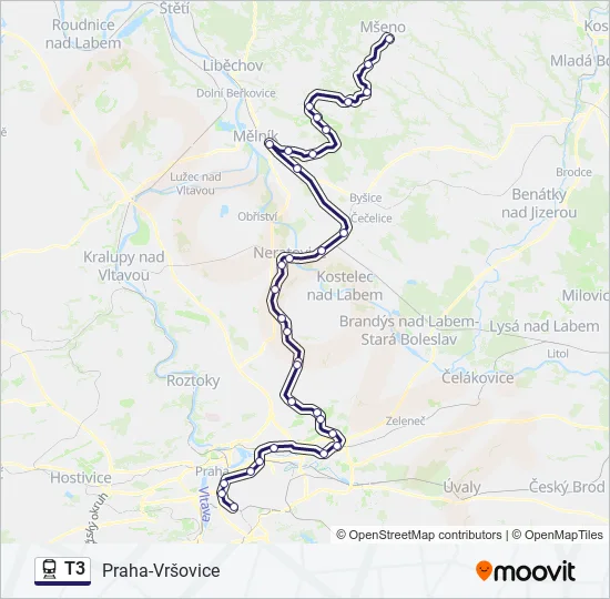 T3  Line Map