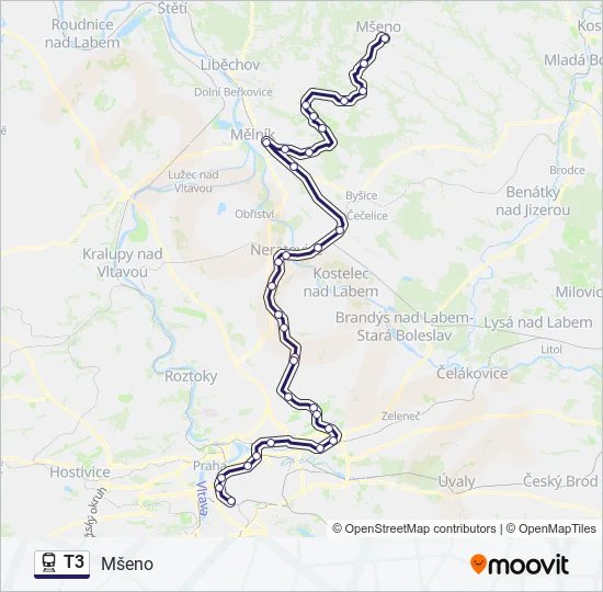 T3  Line Map