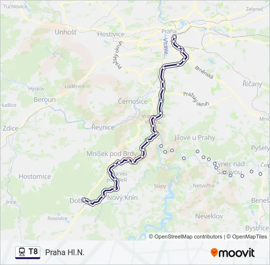 T8  Mapa linky