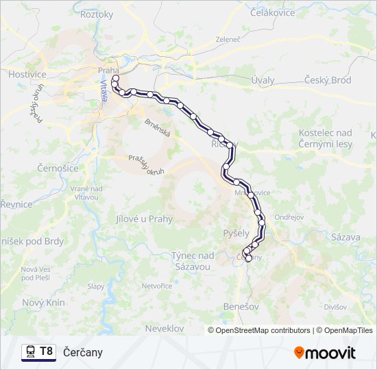 T8  Line Map