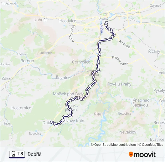 T8  Line Map