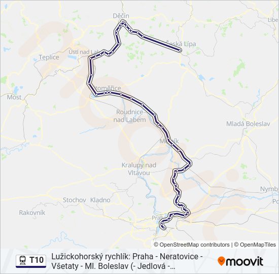  T10: карта маршрута