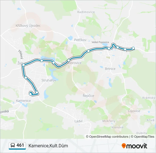 461  Line Map