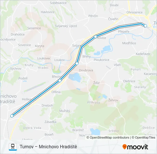 OS 15461 Train Line Map