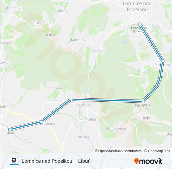 OS 15465 Train Line Map