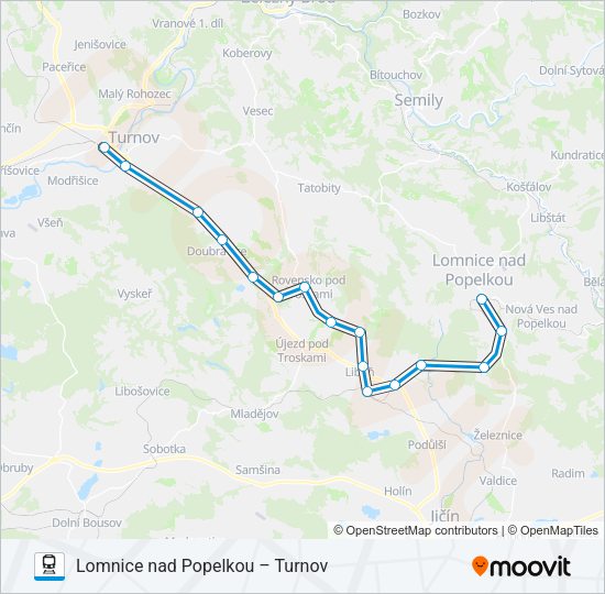 OS 15467 Train Line Map