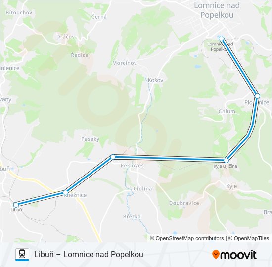 OS 15464 Train Line Map