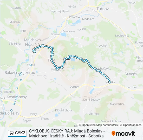 CYK2  Line Map