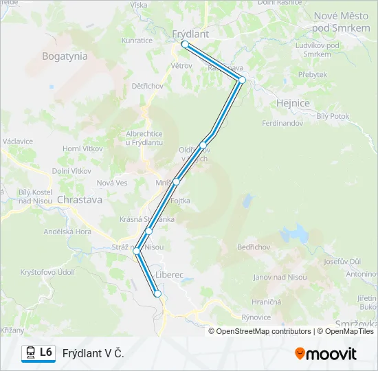 L6 Train Line Map