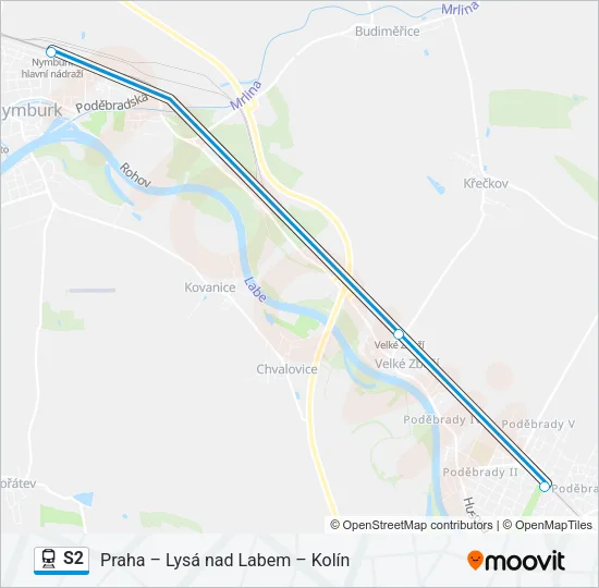 S2 Train Line Map