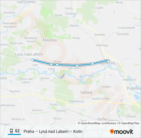 S2 Train Line Map