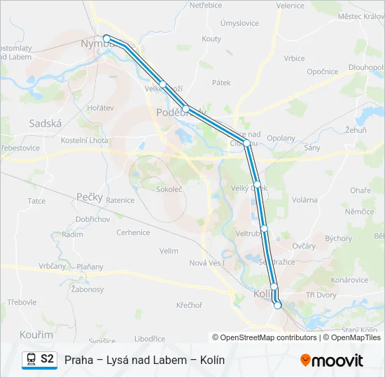 S2 Train Line Map