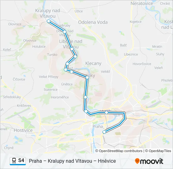 S4 Train Line Map