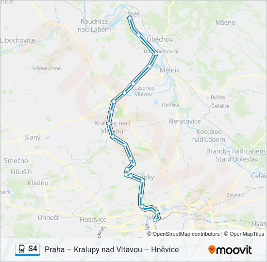 S4 Train Line Map