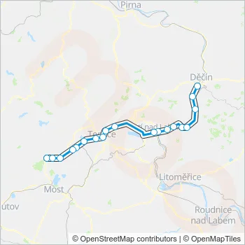 U3 Train Line Map