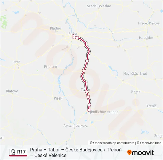 R17 Train Line Map