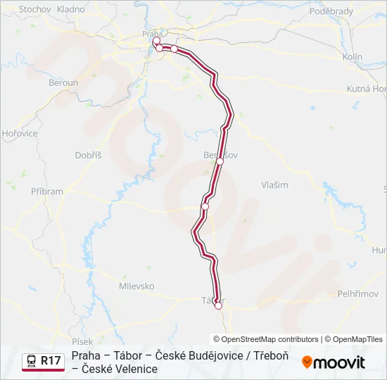R17 Train Line Map