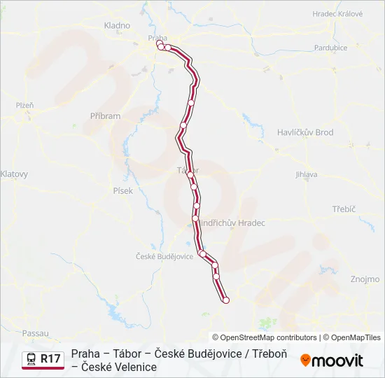 R17 Train Line Map