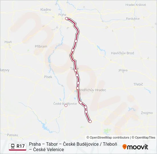 R17 Train Line Map