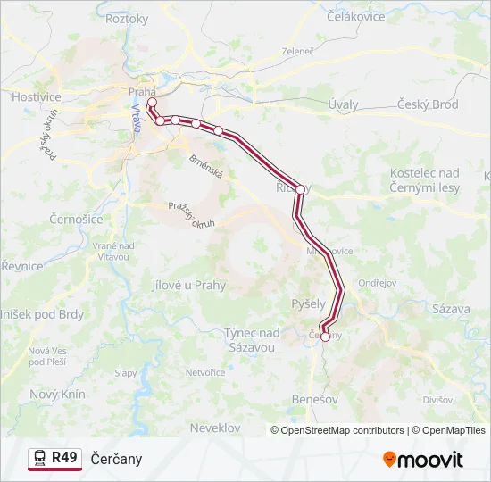 R49 Train Line Map