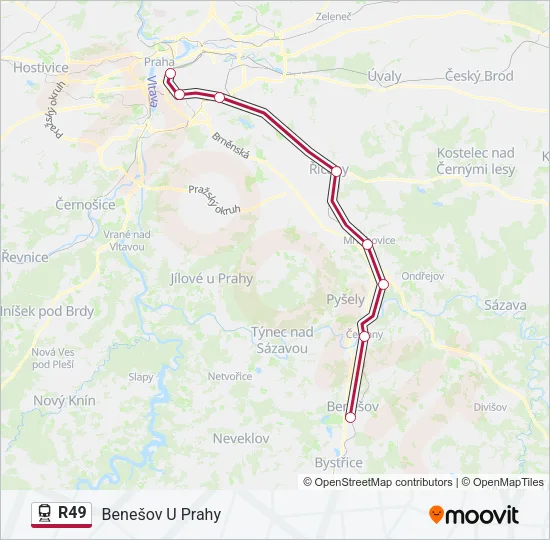 R49 Train Line Map