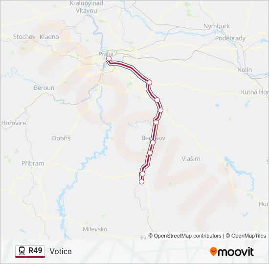 R49 Train Line Map