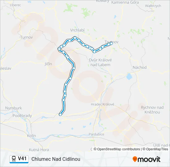 V41 Train Line Map