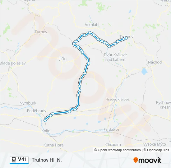 V41 Train Line Map