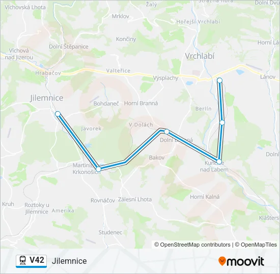 V42 Train Line Map