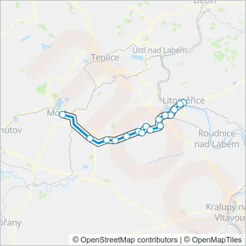 U10 Train Line Map