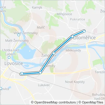 U10 Train Line Map