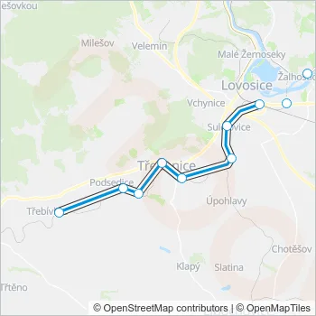U10 Train Line Map