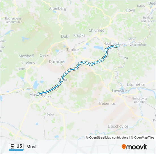 U5 Train Line Map