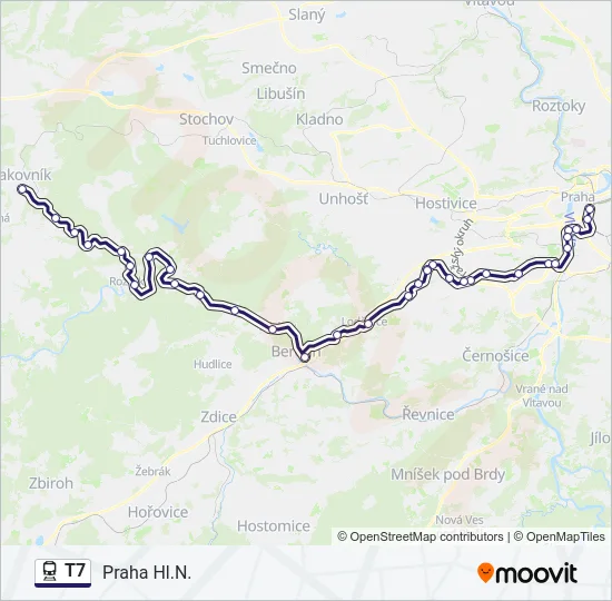 T7  Line Map