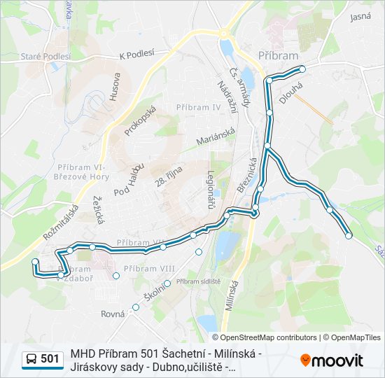  501: карта маршрута