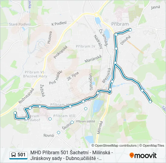 501  Line Map