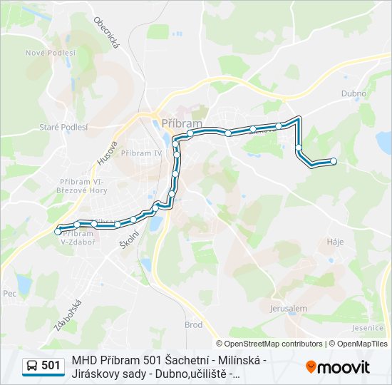  501: карта маршрута